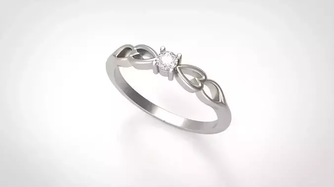 Model 740 8 and Half US Size Ring Diamond