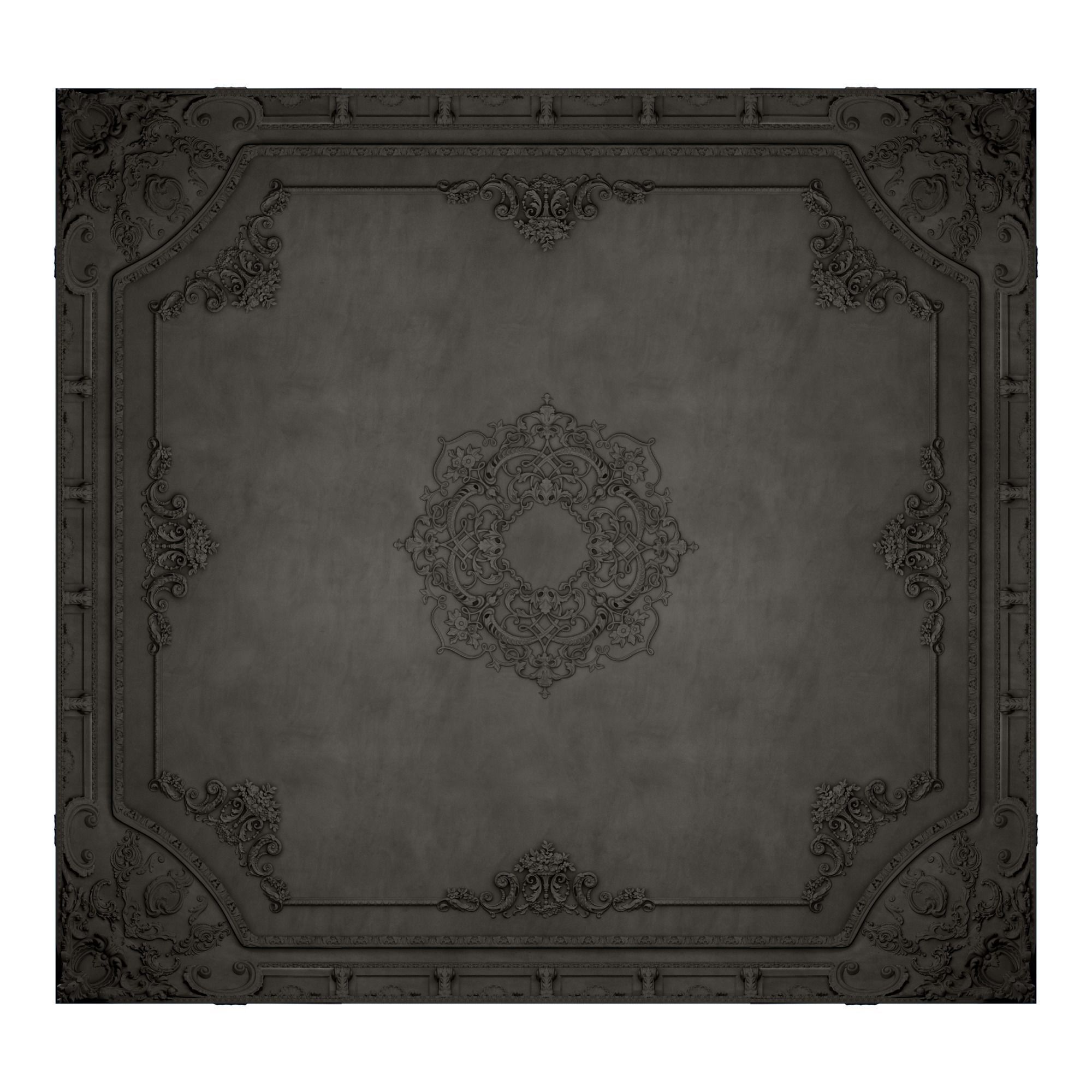 Classic Ceiling Design 3D model_1