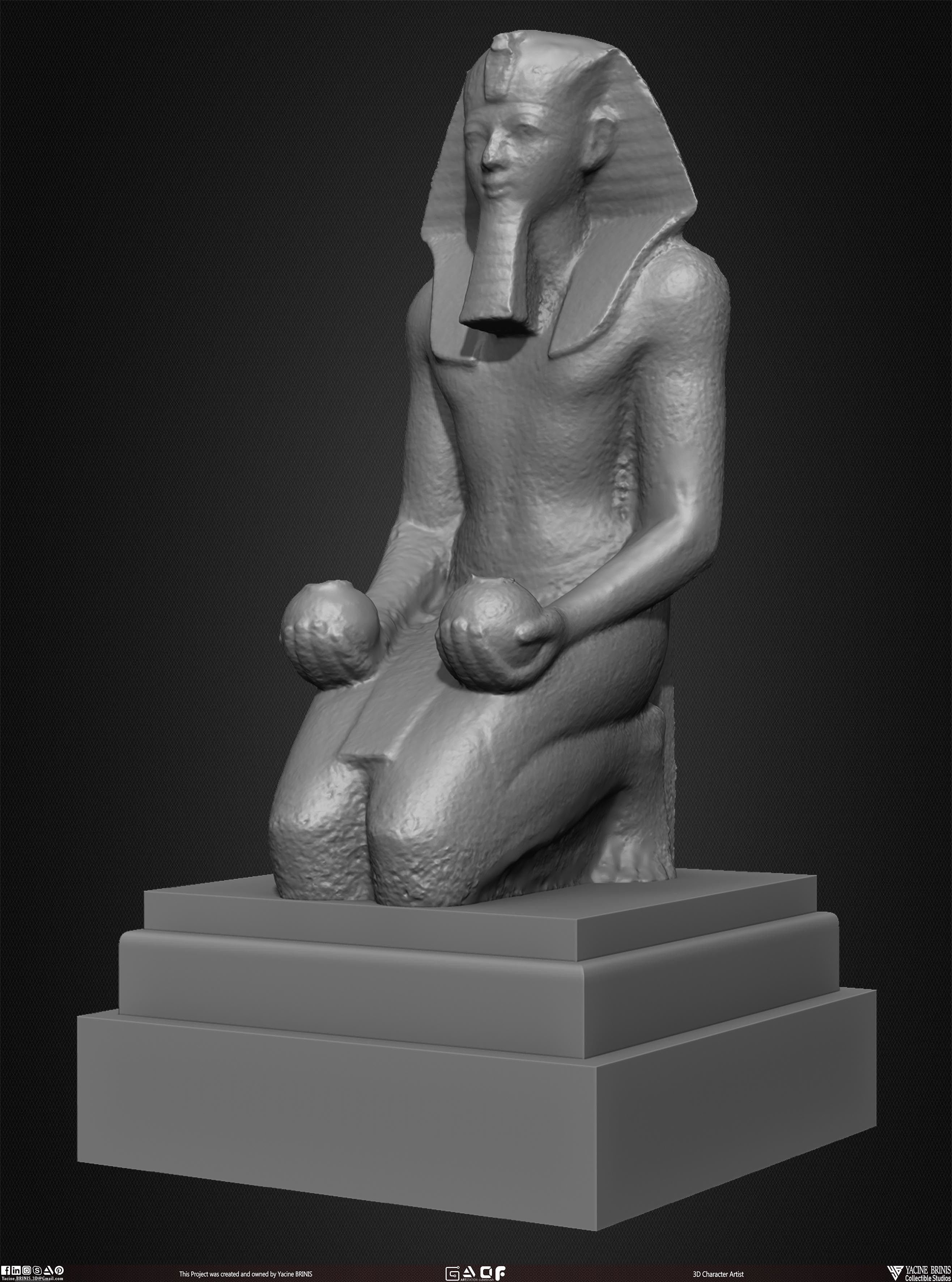 20 Statues Kitbash Vol 03 Low-poly 3D model_18