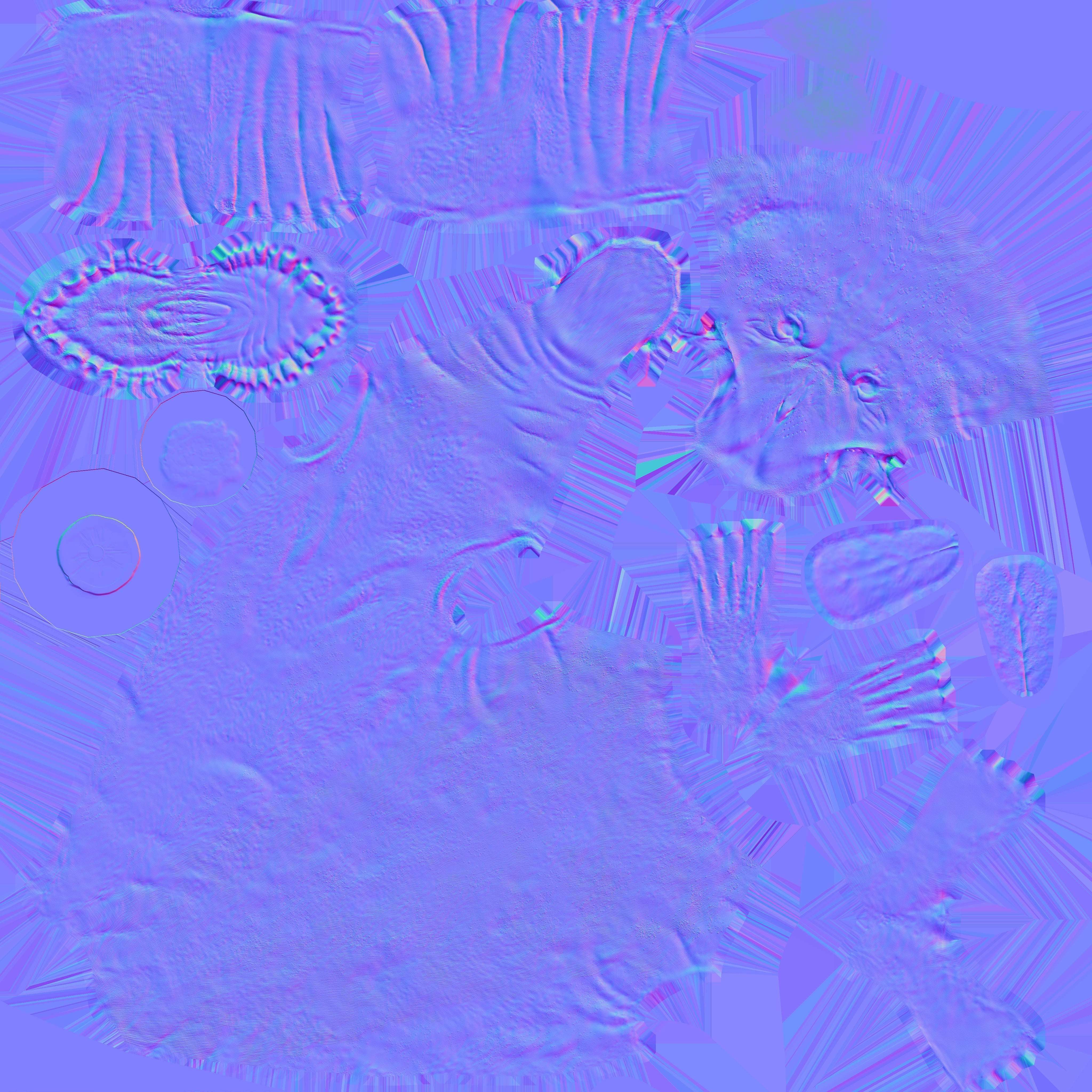 Seal and Polar Seal Low-poly 3D model_21