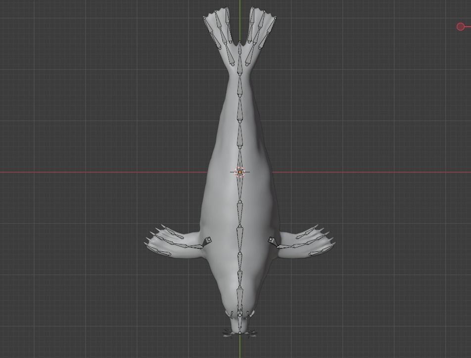 Seal and Polar Seal Low-poly 3D model_18