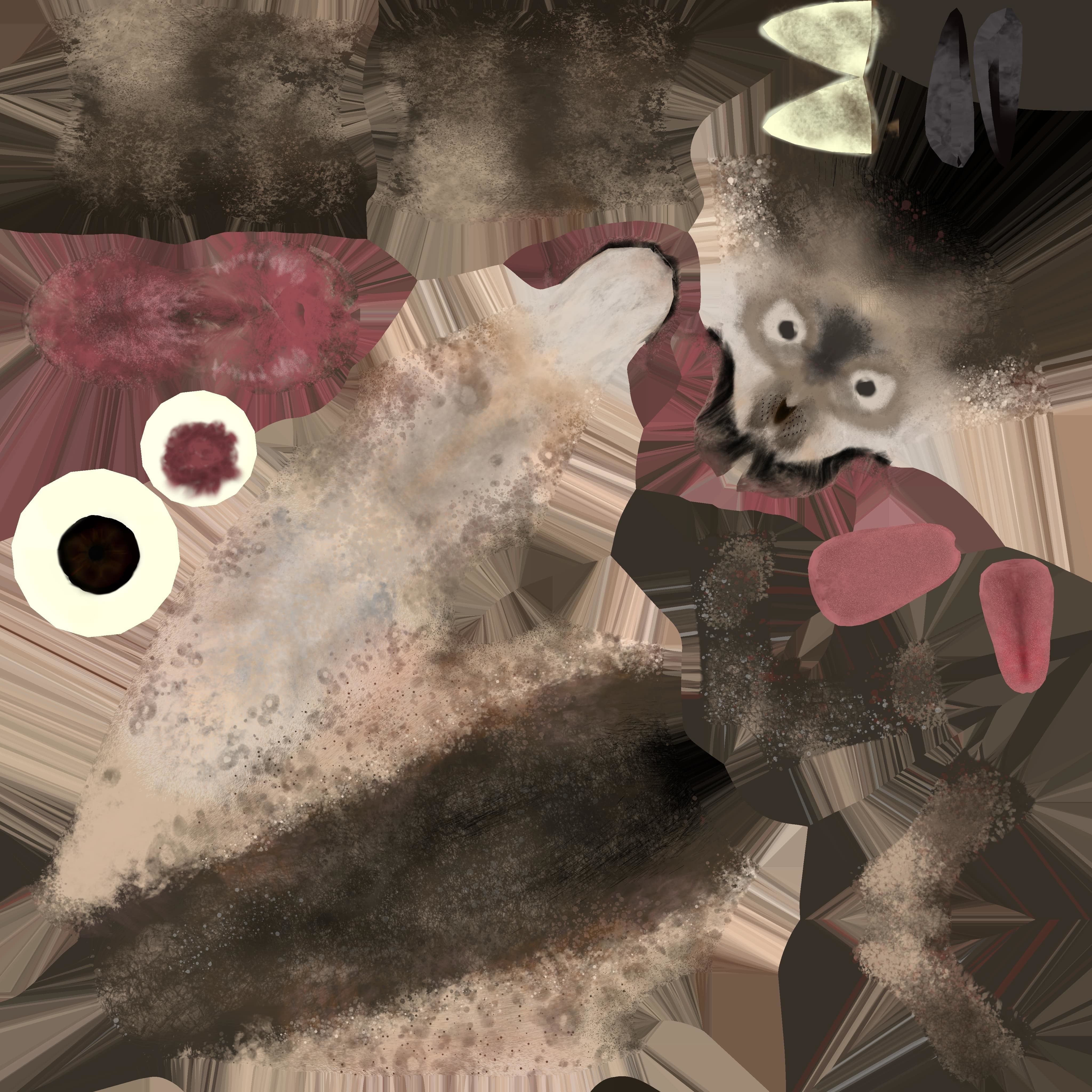 Seal and Polar Seal Low-poly 3D model_20