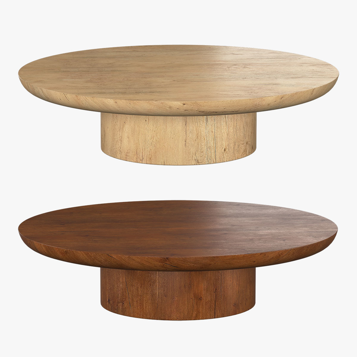 OSLO PEDESTAL ROUND COFFEE TABLE 3D model_8