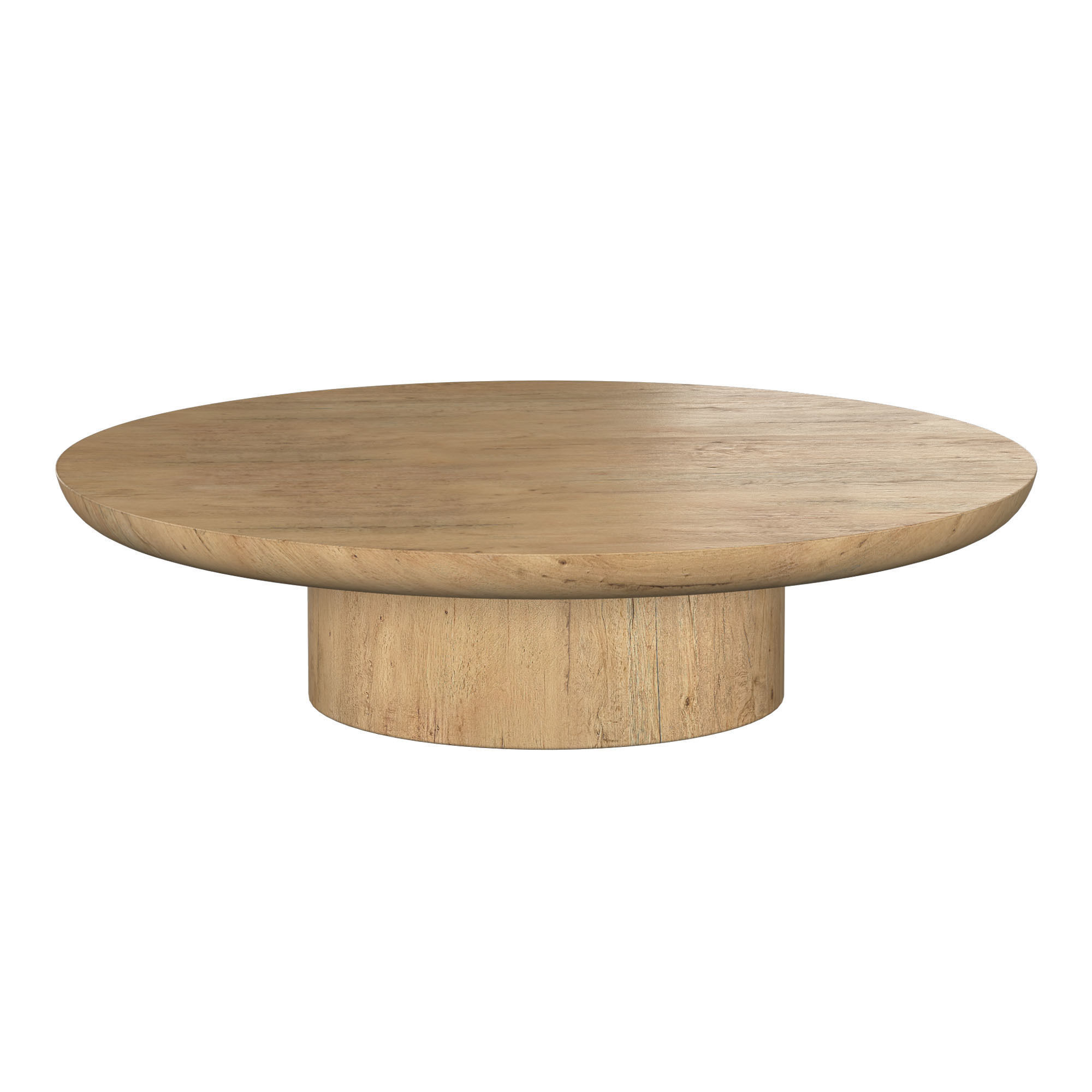 OSLO PEDESTAL ROUND COFFEE TABLE 3D model_1