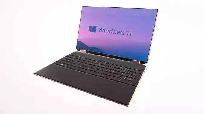 HP Spectre x360 3d Model VR Low-poly 3D model