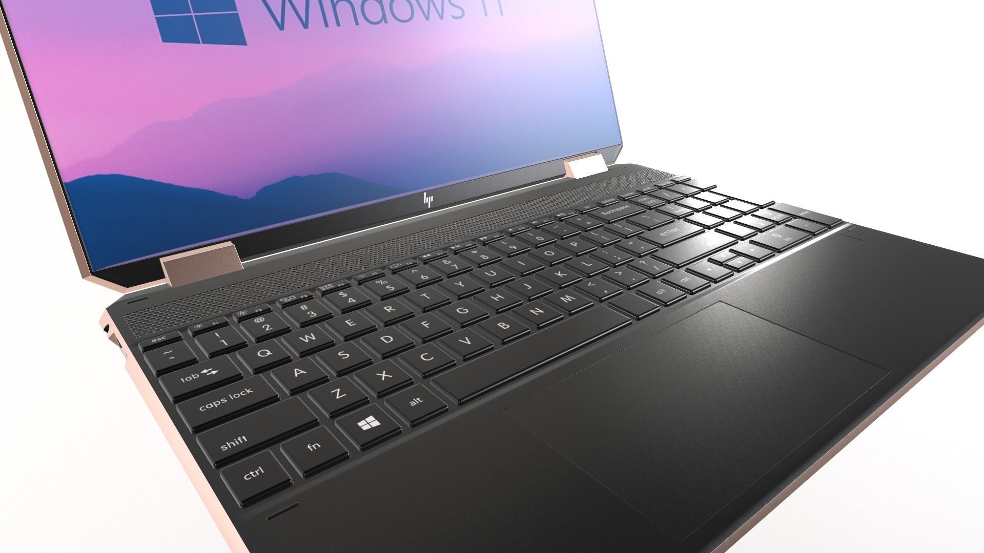 HP Spectre x360 3d Model VR Low-poly 3D model_8