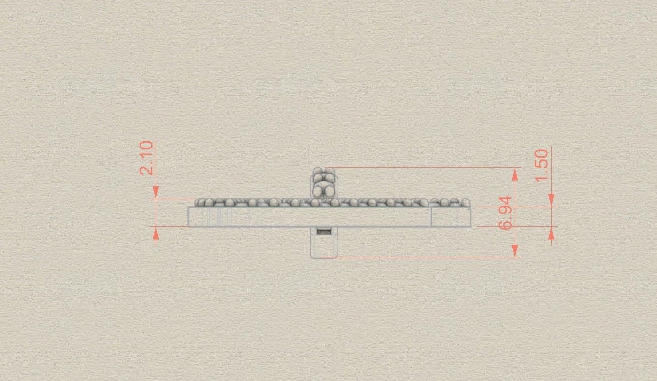 Model 799 Initial E Diamond Letter Pendant 3D print model_6