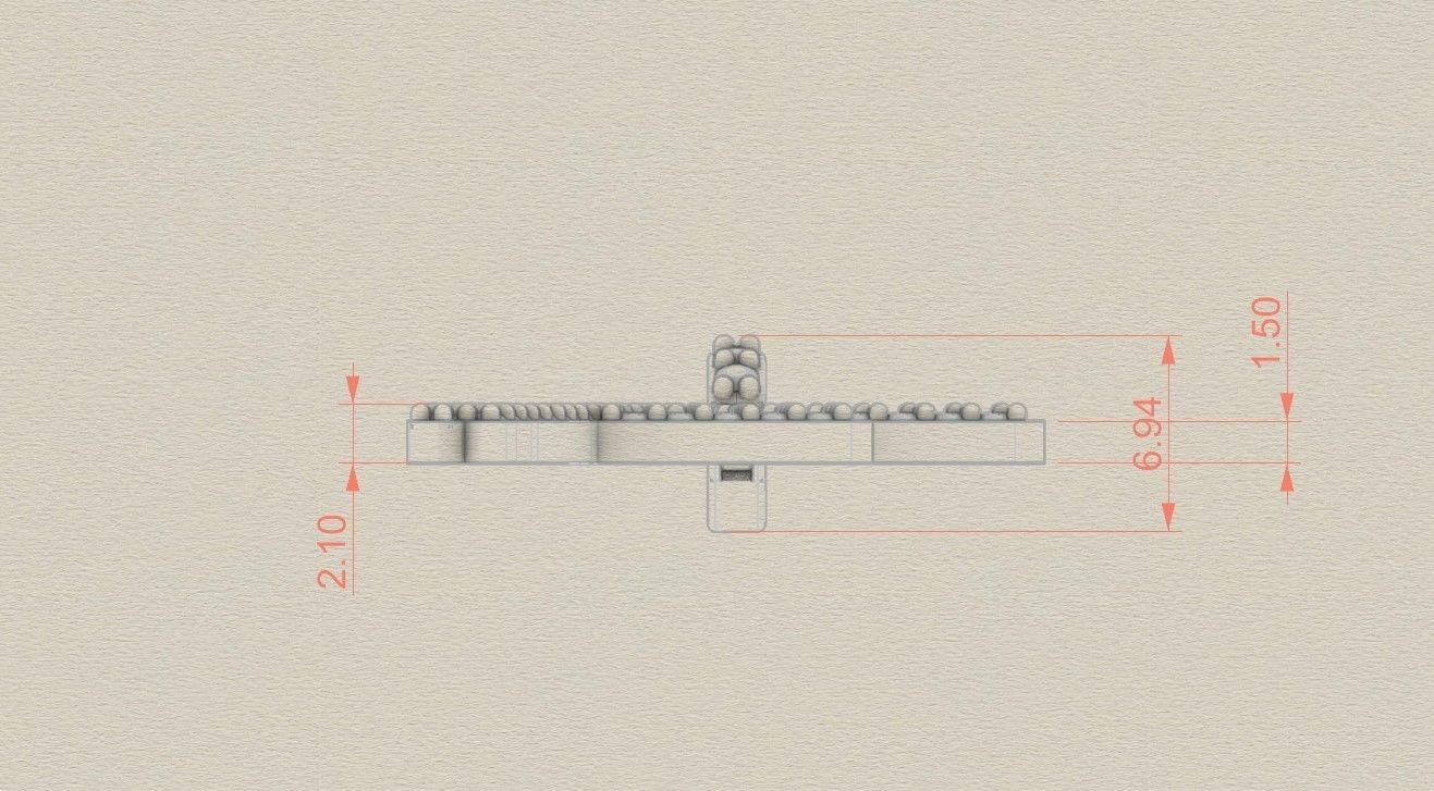 Model 800 Initial F Diamond Letter Pendant 3D print model_6