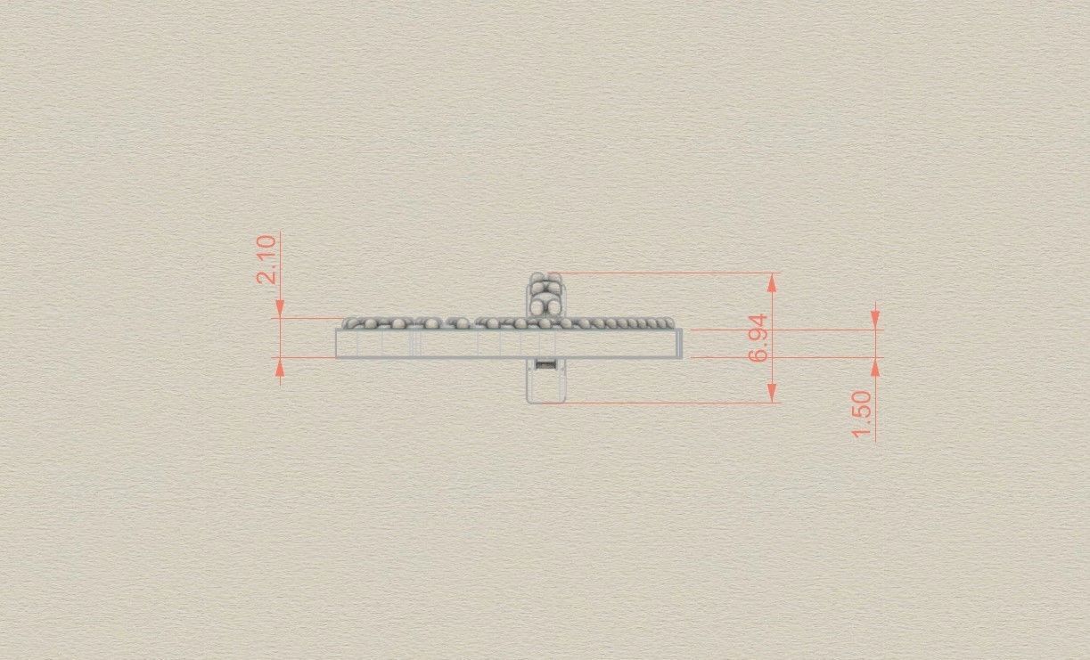 Model 804 Initial J Diamond Letter Pendant 3D print model_6