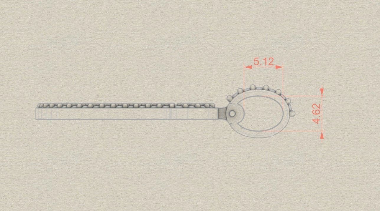 Model 804 Initial J Diamond Letter Pendant 3D print model_7