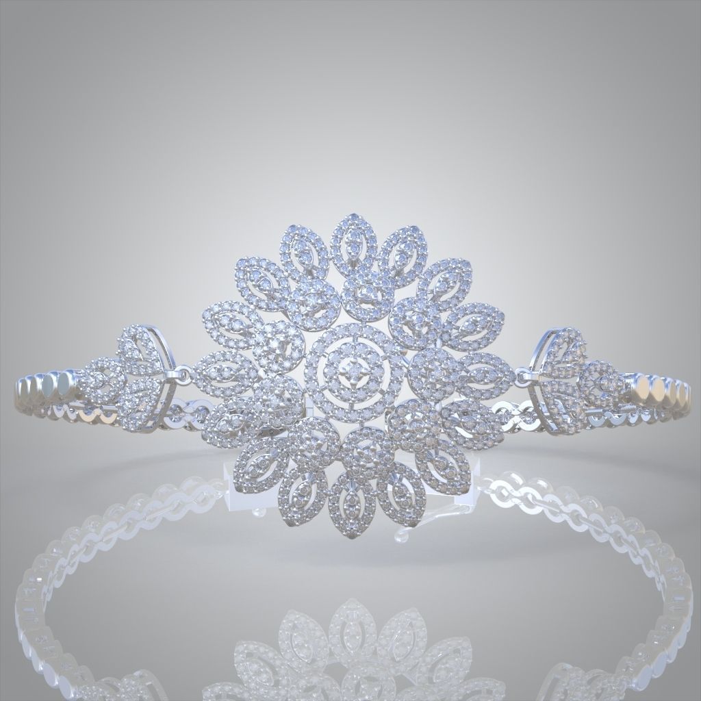 Exclusive Bracelet model 3D printable model 0001 3D print model_29