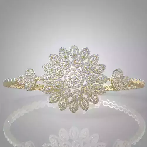 Exclusive Bracelet model 3D printable model 0001 3D print model
