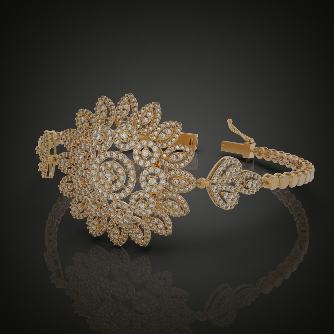 Exclusive Bracelet model 3D printable model 0001 3D print model_17