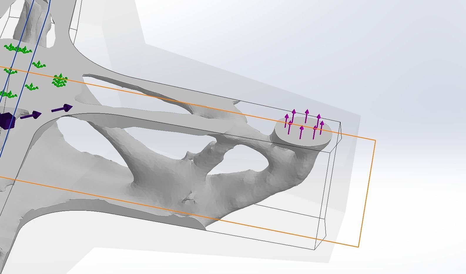 Optimal Quadrotor Frame 3D print model_2