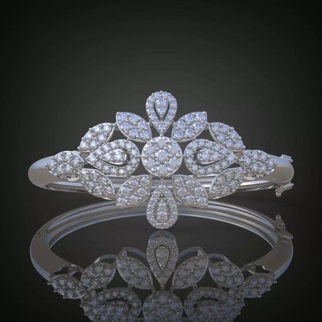 Exclusive Bracelet model 3D printable model 0002-7 3D print model