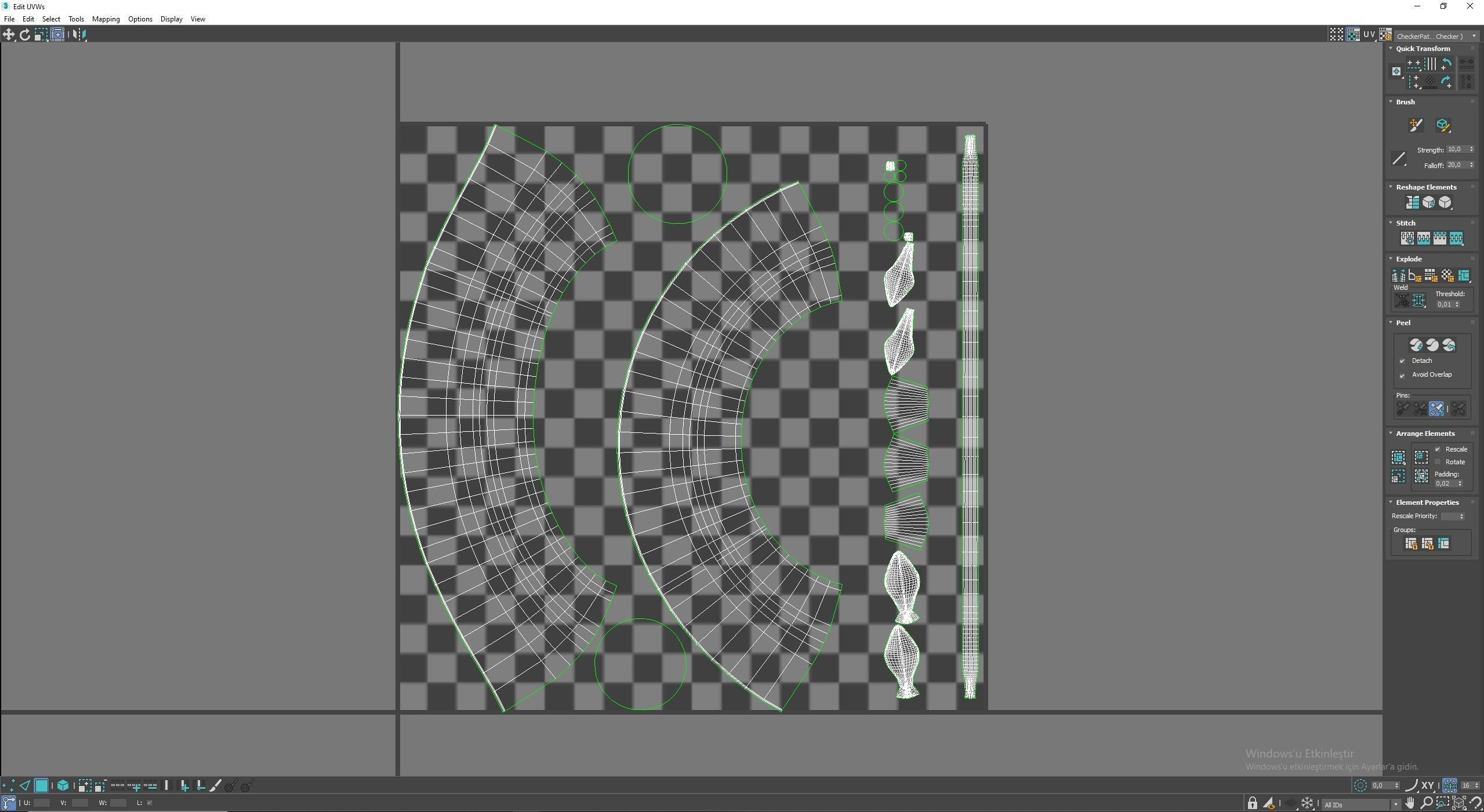 Witchs Cauldron Low-poly 3D model_8