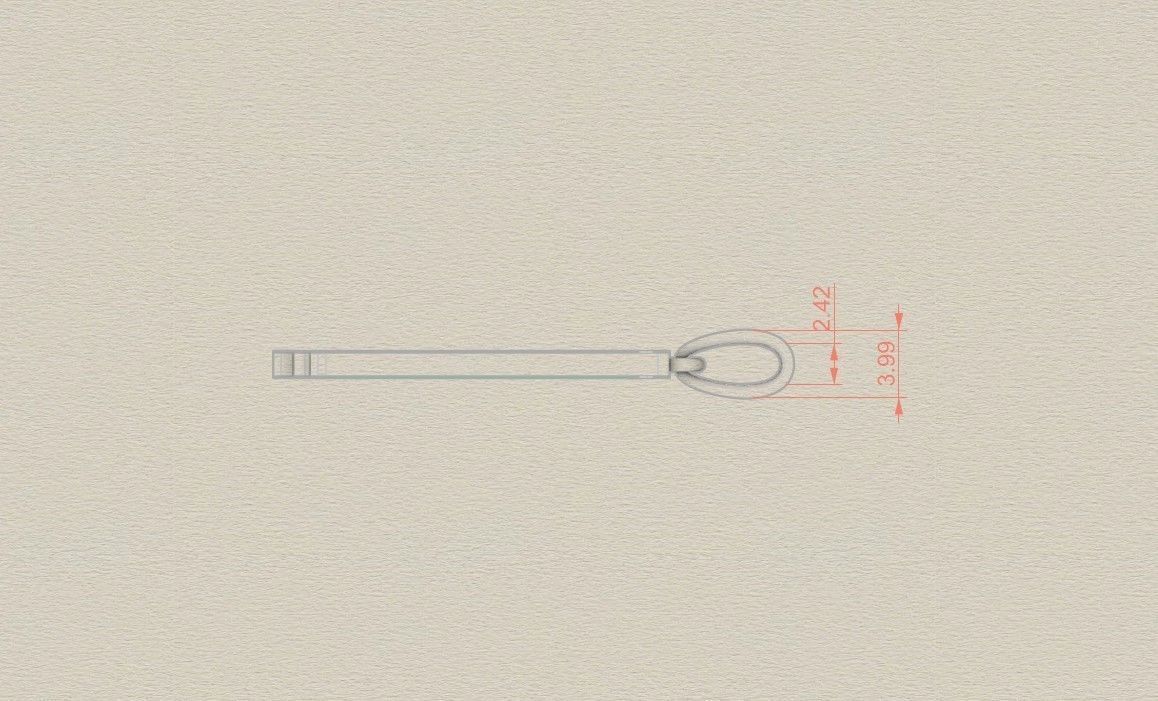 Model 743 Blood A Initial Pendant 3D print model_7