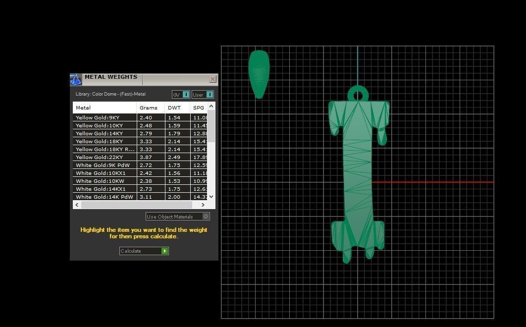 Model 751 Blood I Initial Pendant 3D print model_10