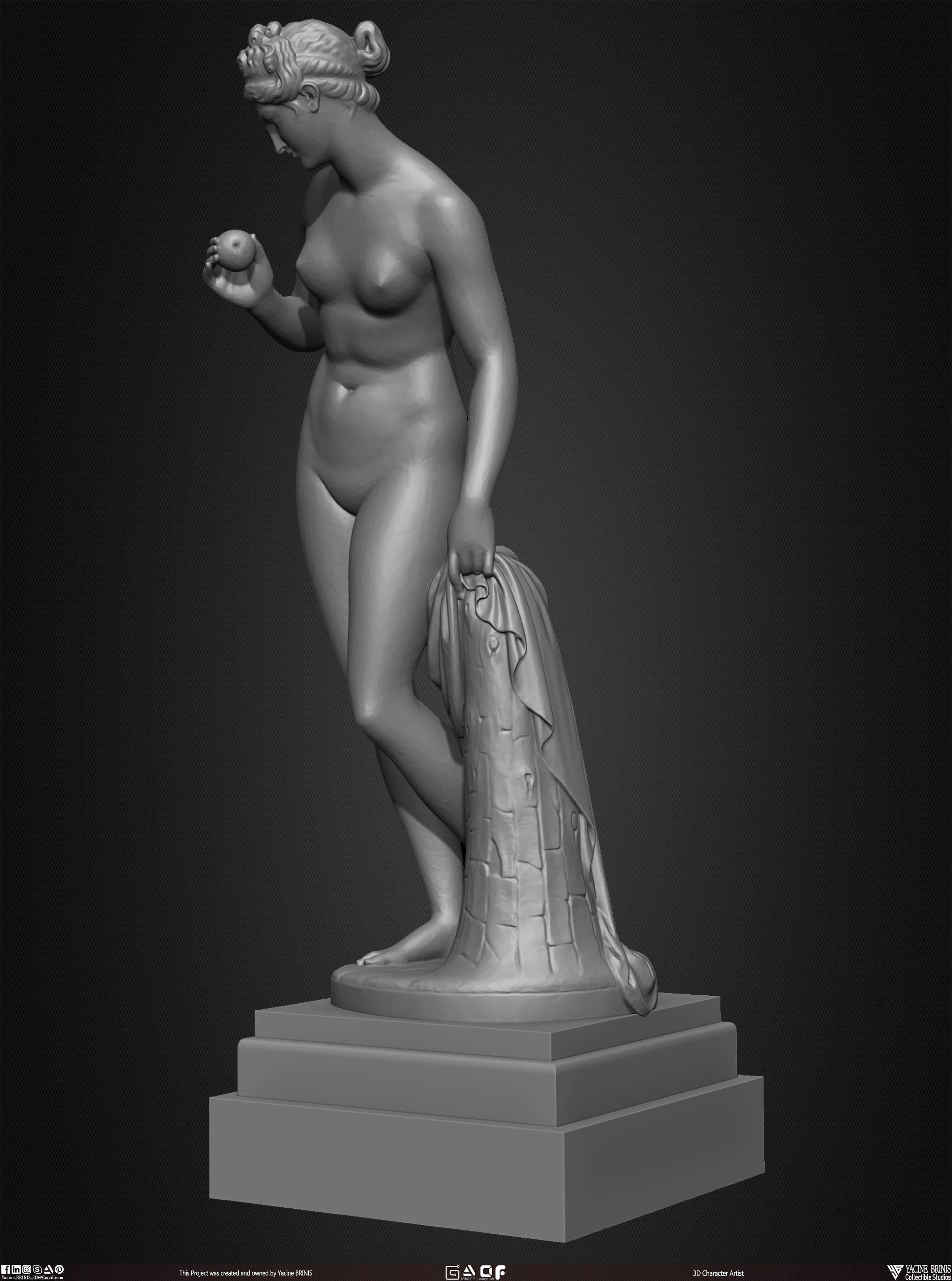 20 Statues Kitbash Vol 04 Low-poly 3D model_28