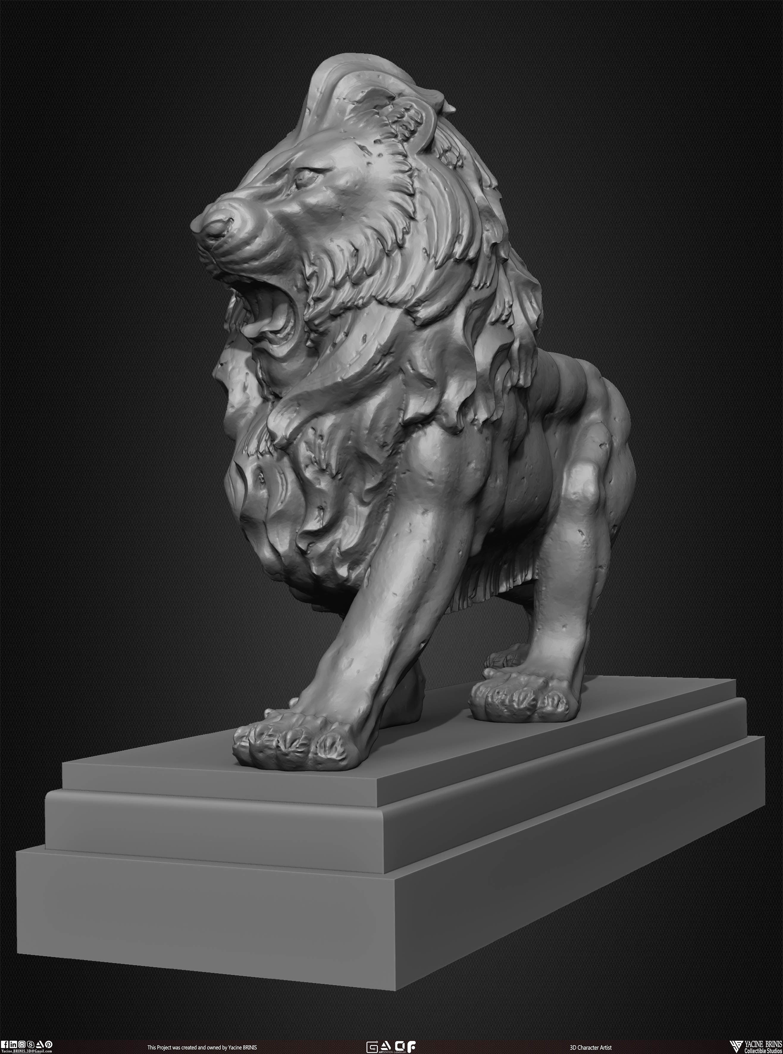 20 Statues Kitbash Vol 04 Low-poly 3D model_19