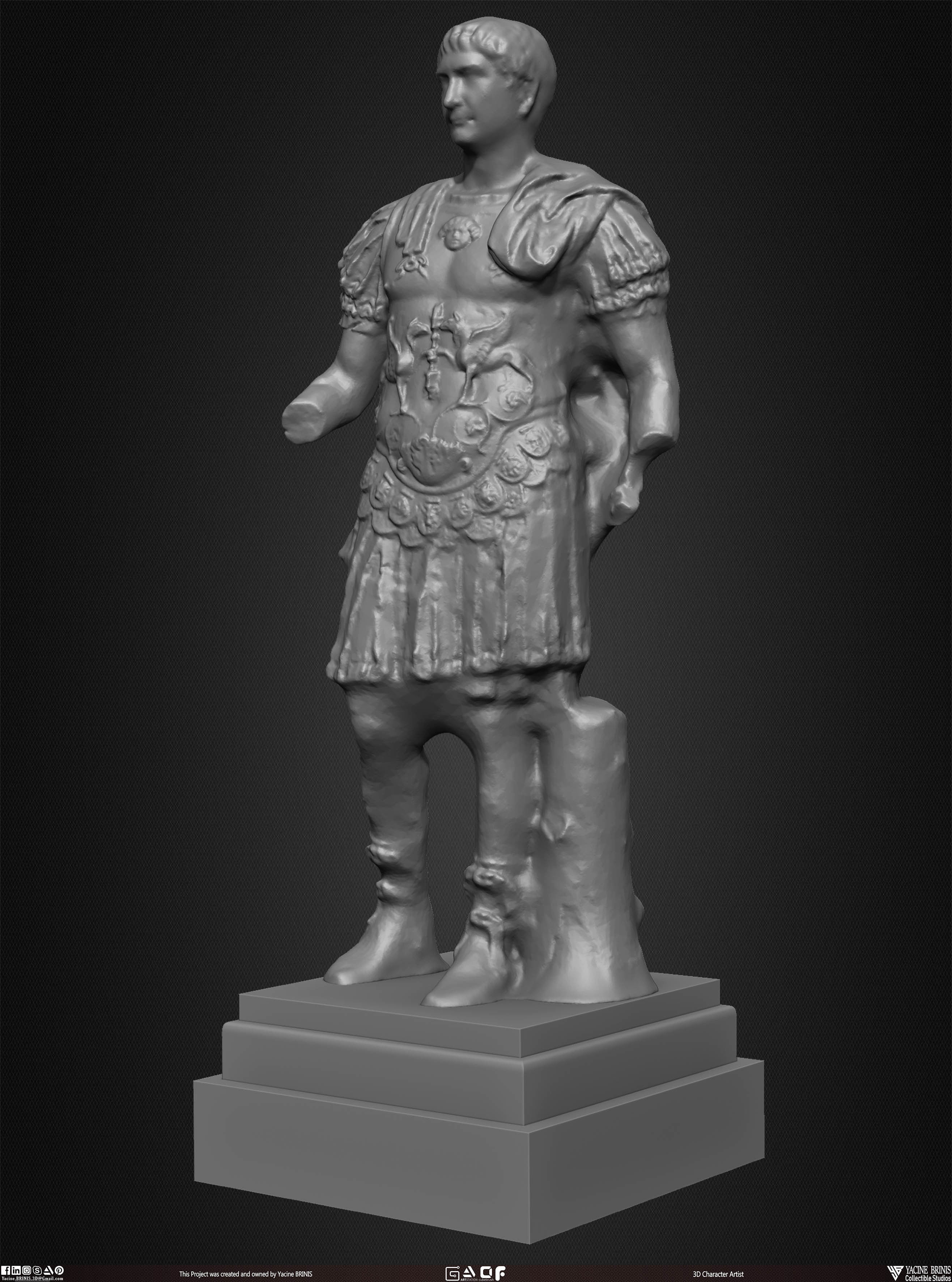 20 Statues Kitbash Vol 04 Low-poly 3D model_25
