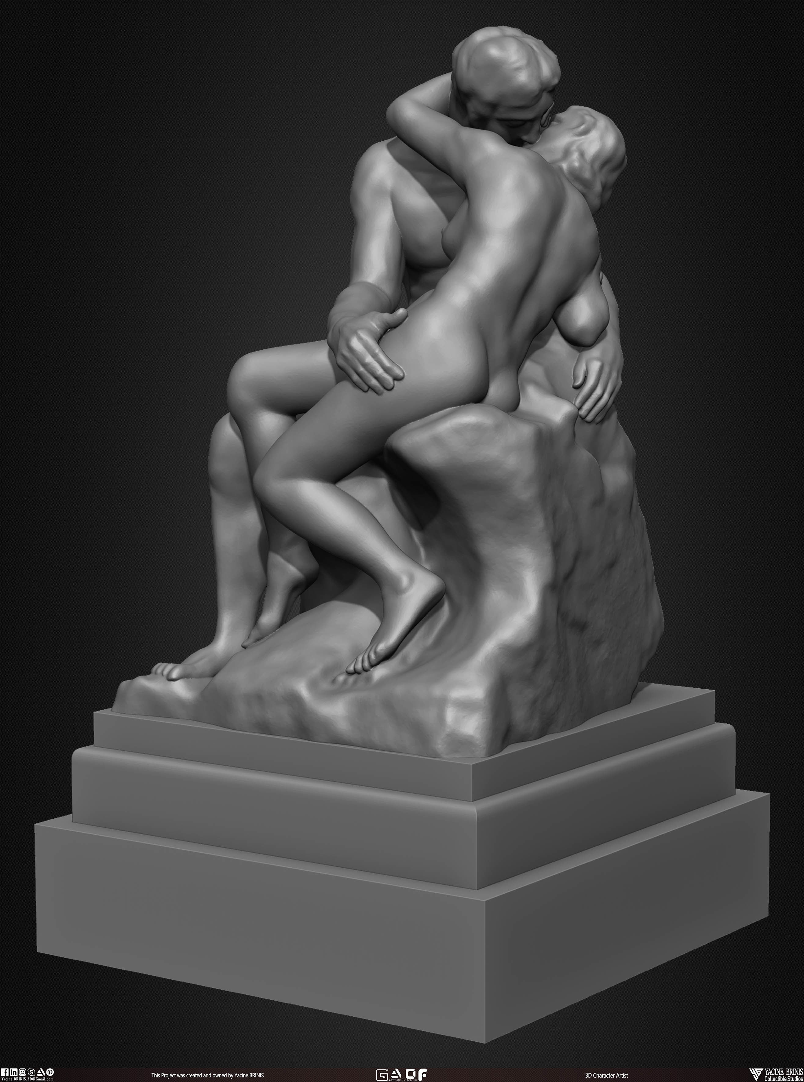 20 Statues Kitbash Vol 04 Low-poly 3D model_17