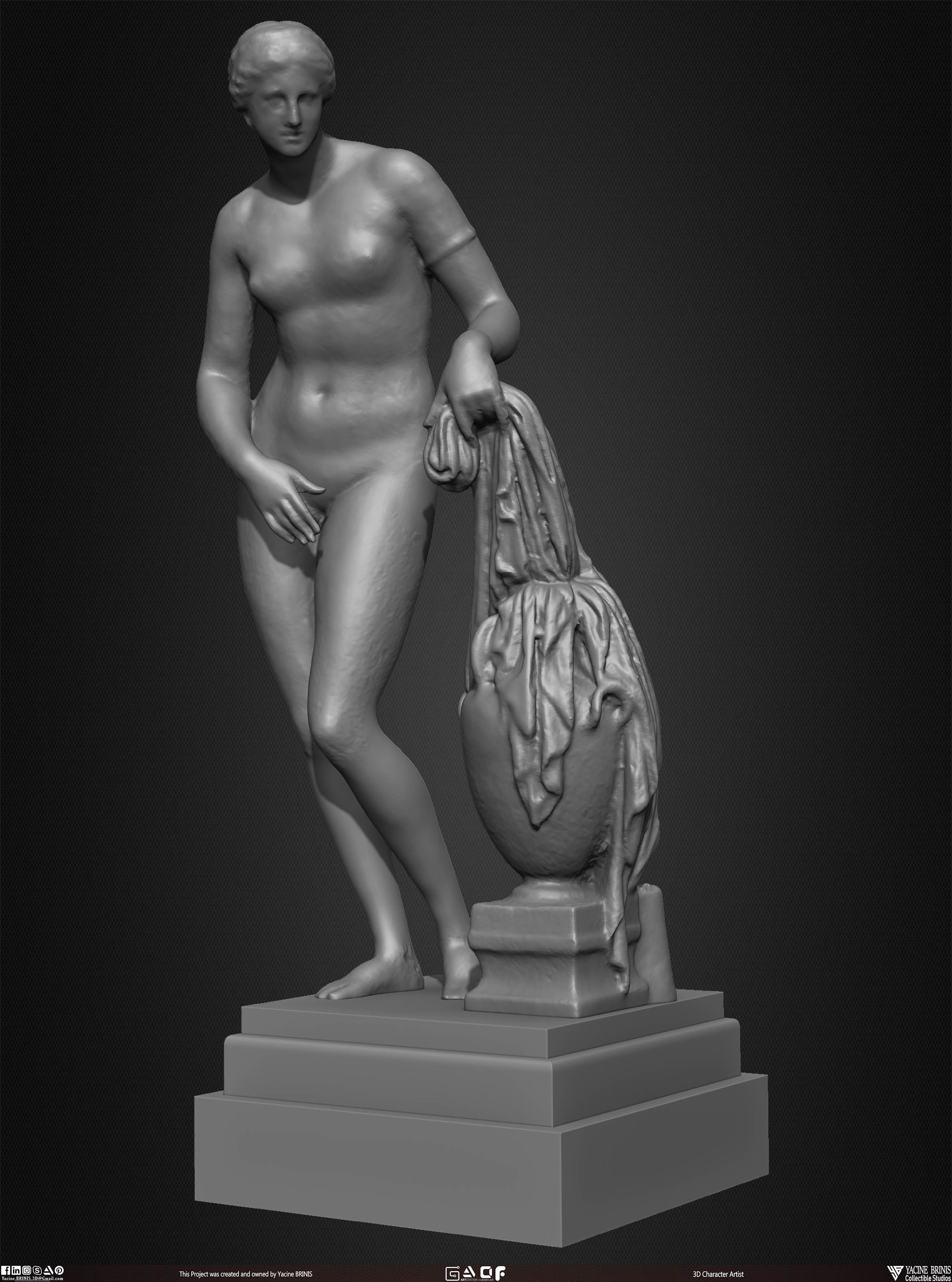 20 Statues Kitbash Vol 04 Low-poly 3D model_29