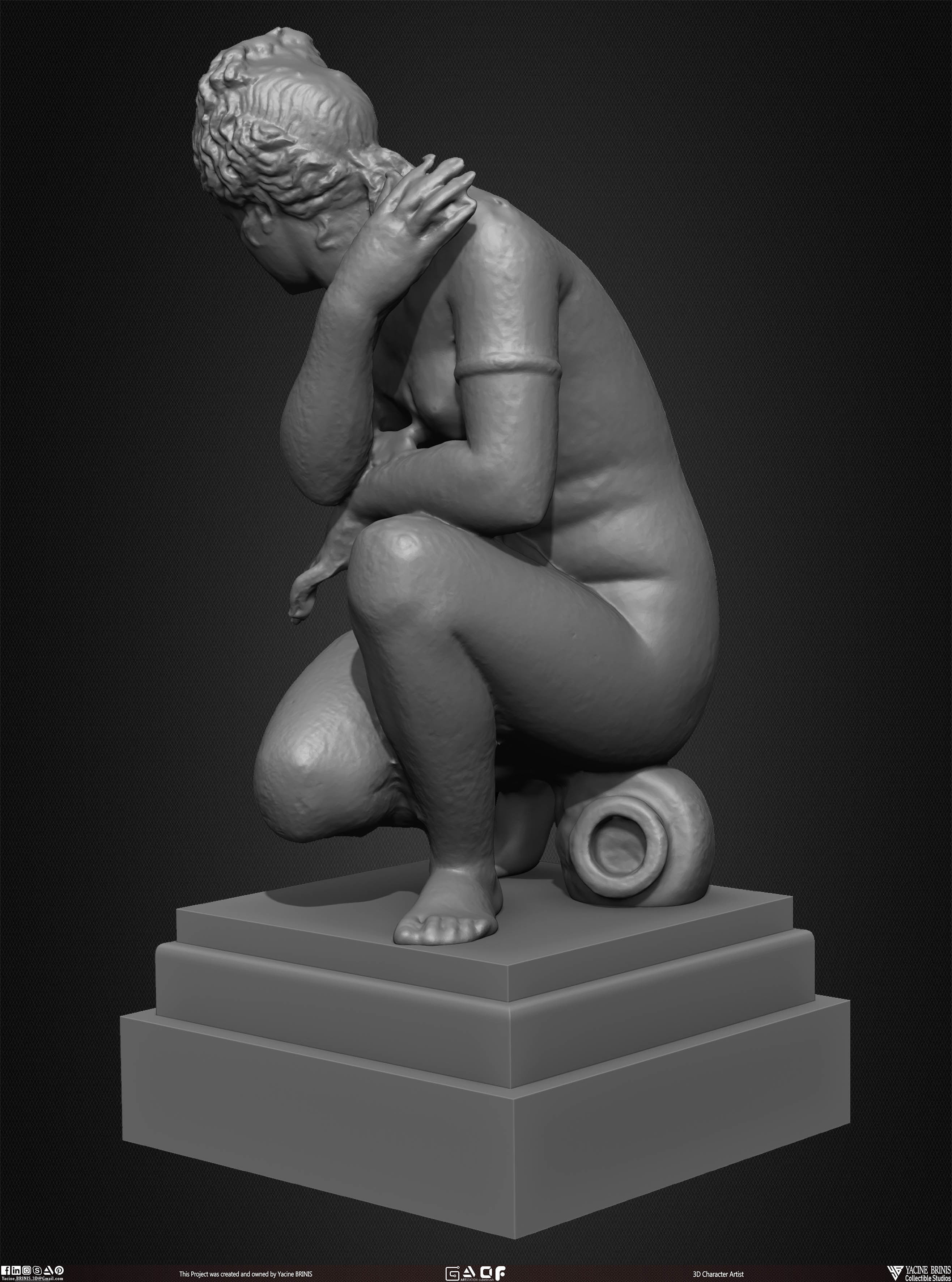 20 Statues Kitbash Vol 04 Low-poly 3D model_21