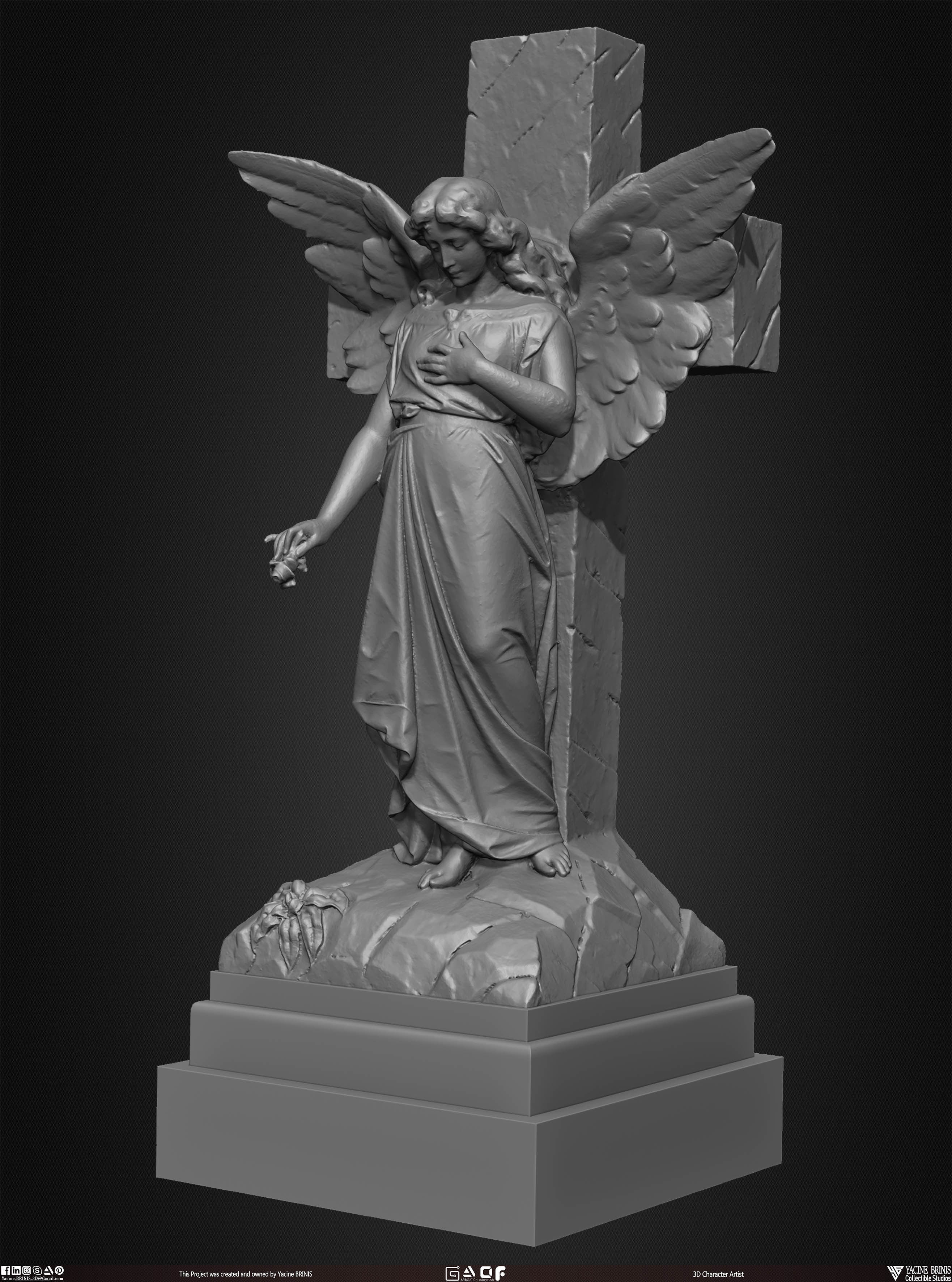20 Statues Kitbash Vol 04 Low-poly 3D model_14