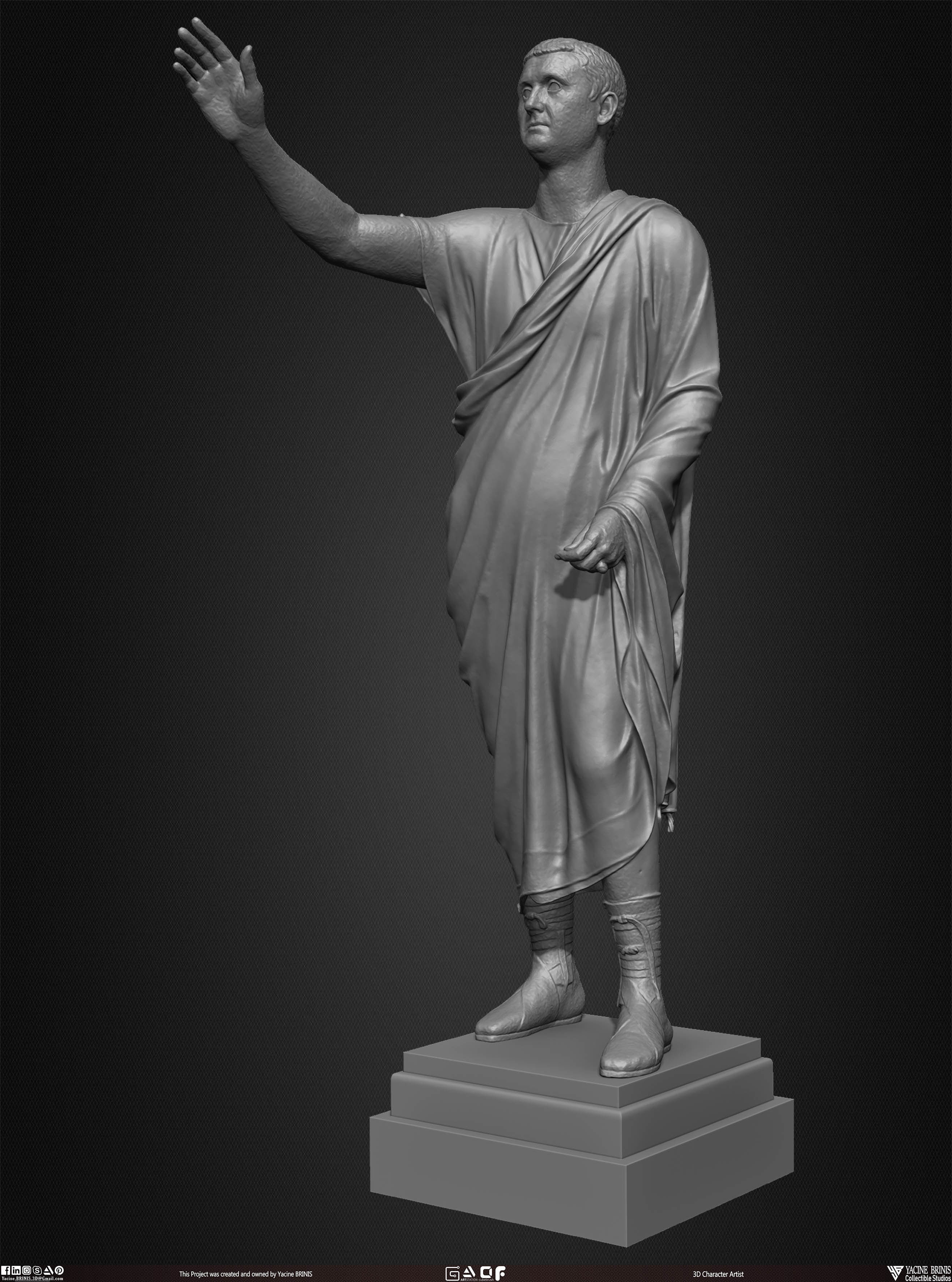20 Statues Kitbash Vol 04 Low-poly 3D model_24