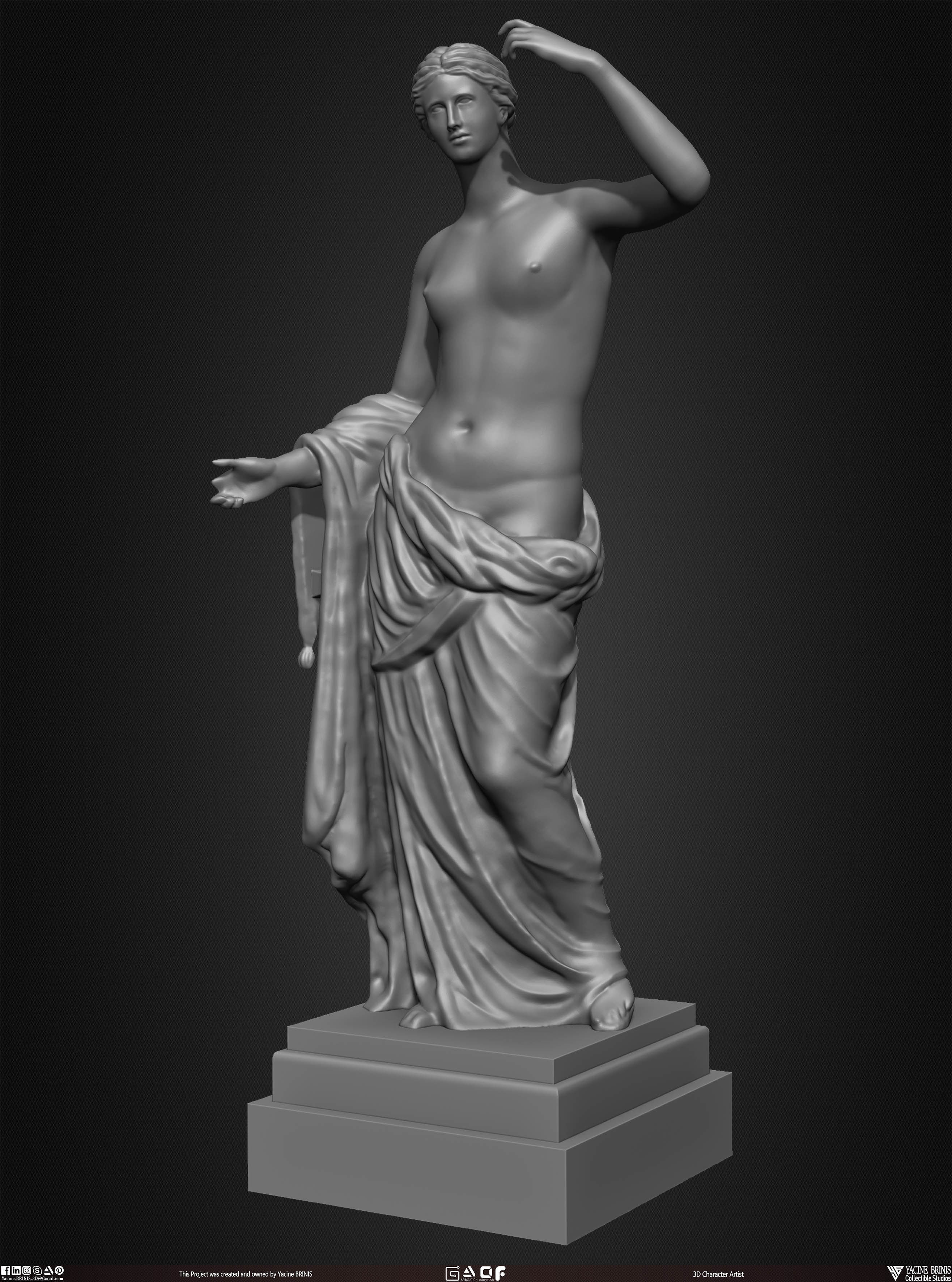 20 Statues Kitbash Vol 04 Low-poly 3D model_22