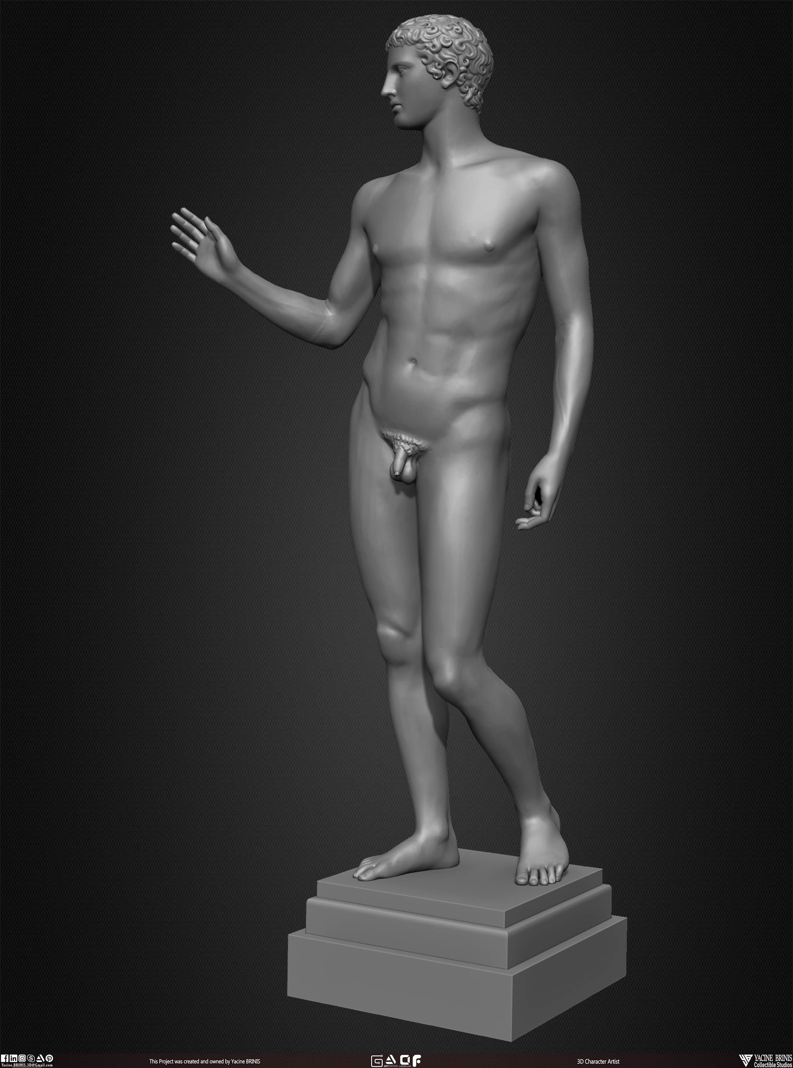 20 Statues Kitbash Vol 04 Low-poly 3D model_11