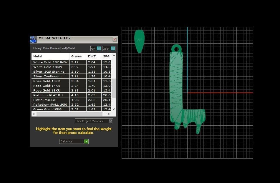Model 754 Blood L Initial Pendant 3D print model_11