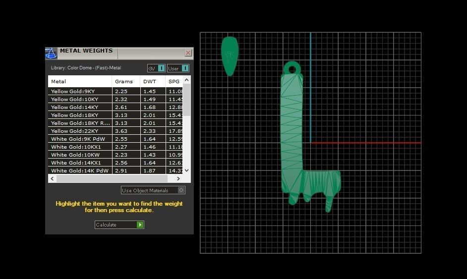 Model 754 Blood L Initial Pendant 3D print model_10