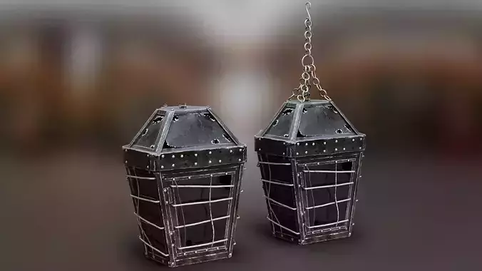 Mediaval Steel Lantern
