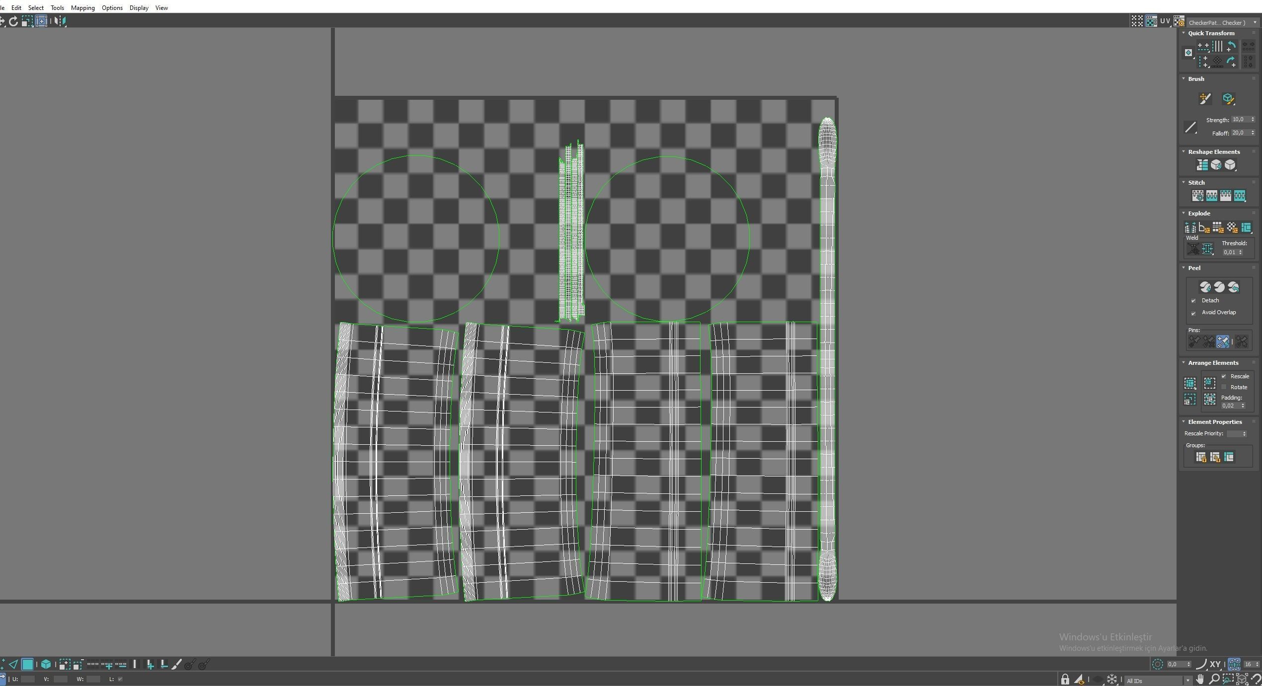 Witchs Cauldron Low-poly 3D model_9