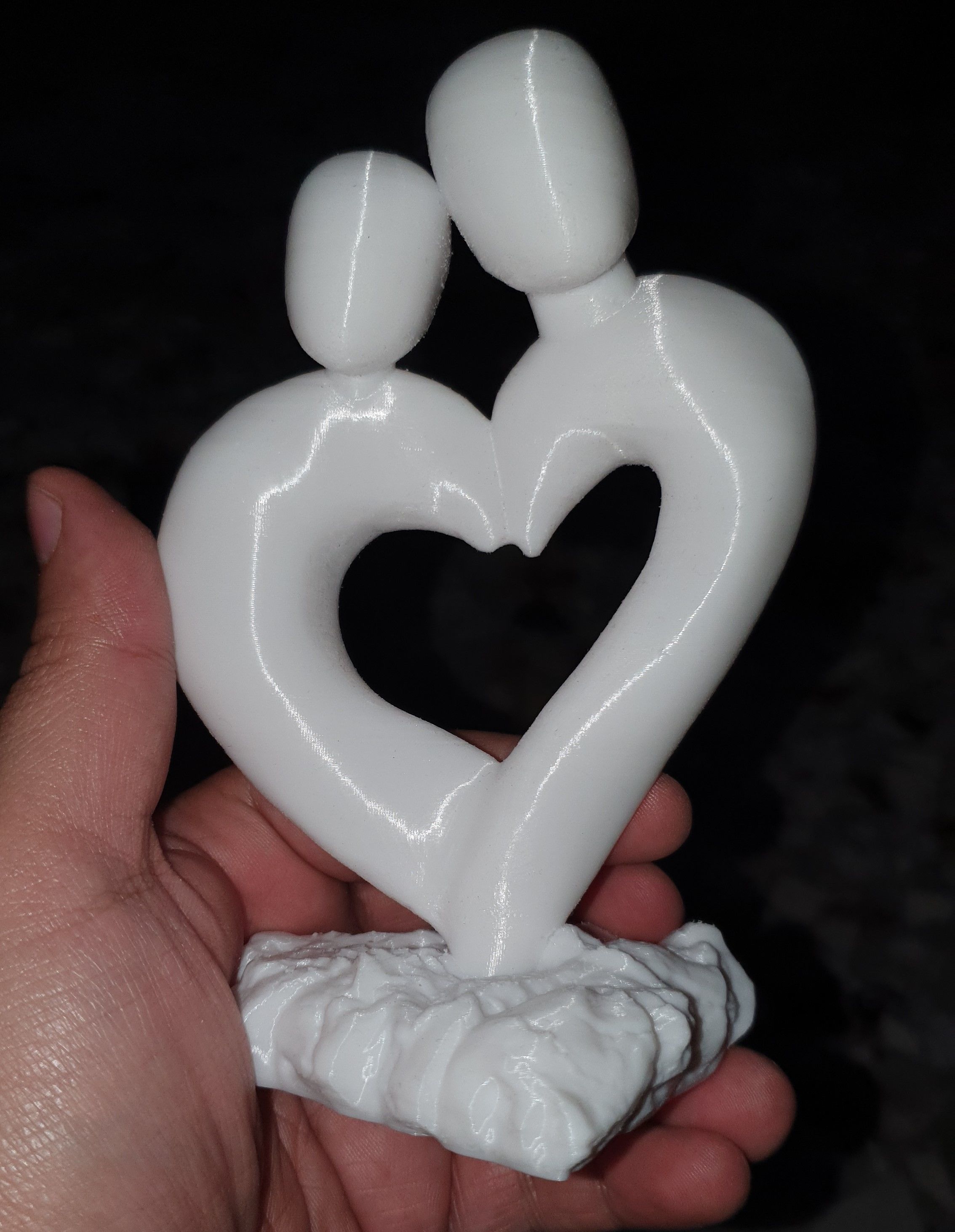 Lovers Statue 3D print model_1