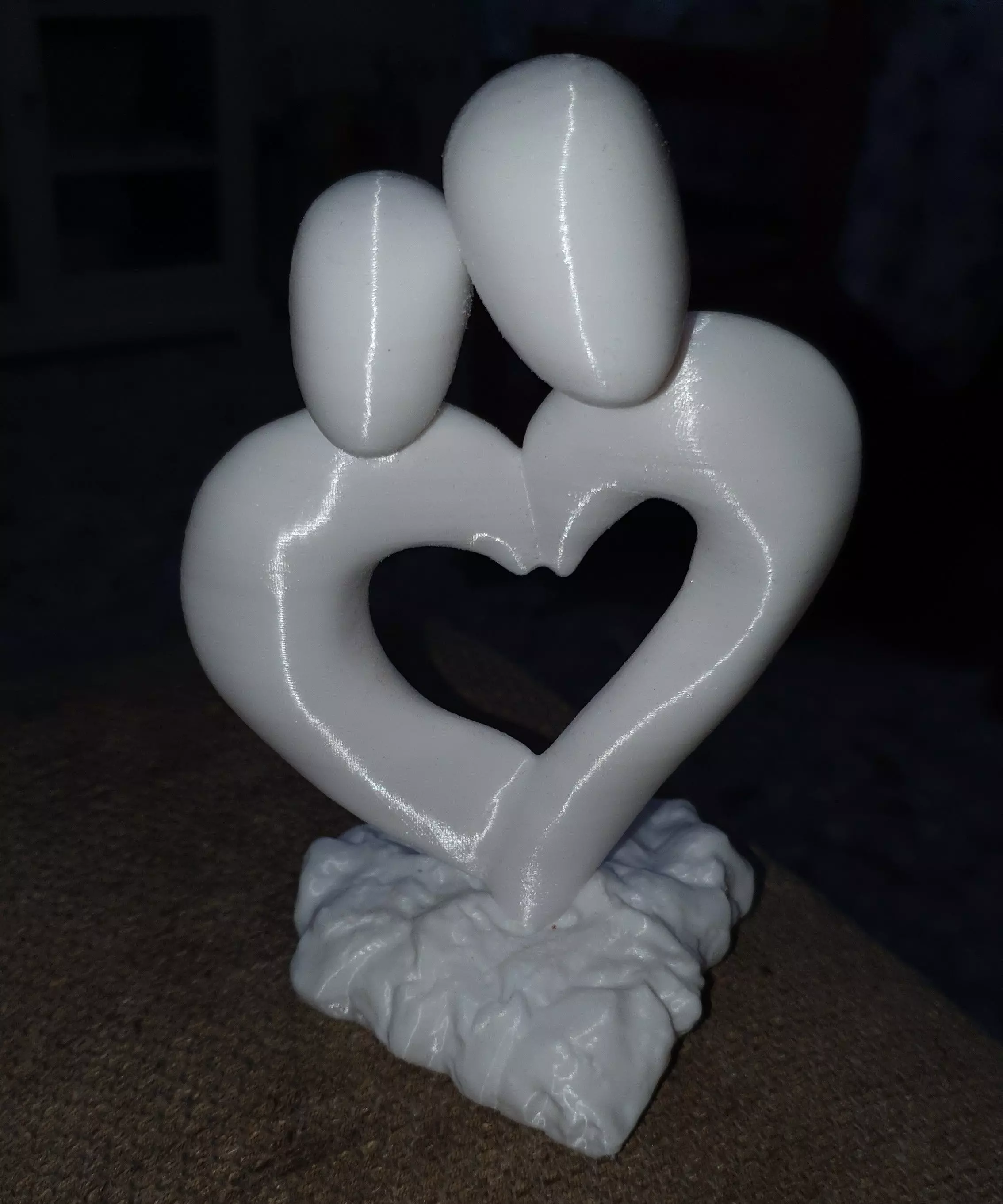 Lovers Statue 3D print model_0
