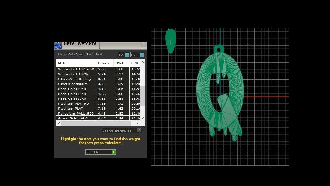 Model 759 Blood Q Initial Pendant 3D print model_11
