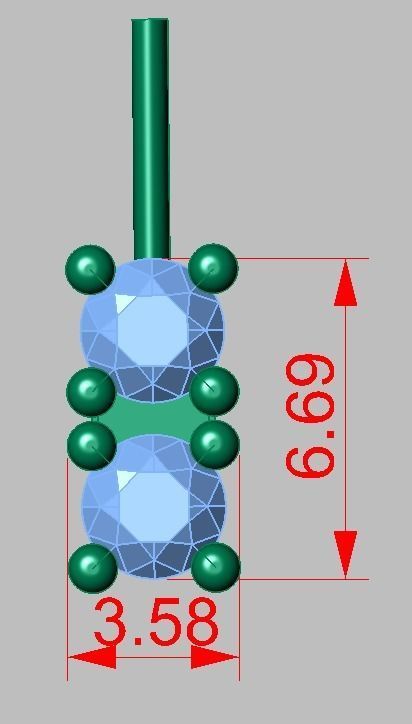 Exclusive Bracelet model 3D printable model 0009 3D print model_15