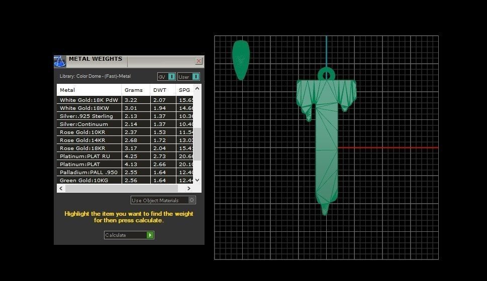 Model 762 Blood T Initial Pendant 3D print model_11