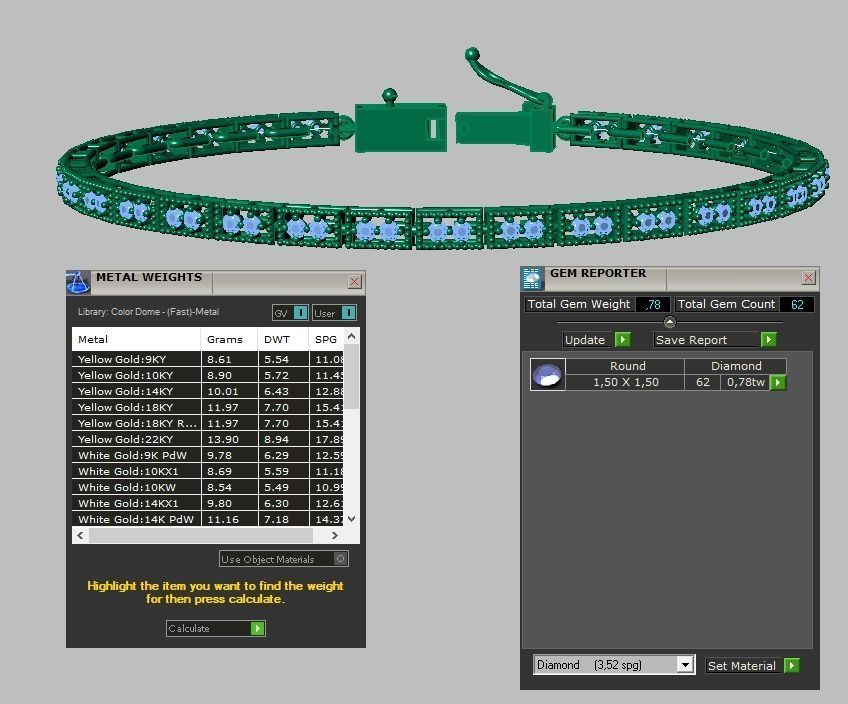 Exclusive Bracelet model 3D printable model 0010 3D print model_18
