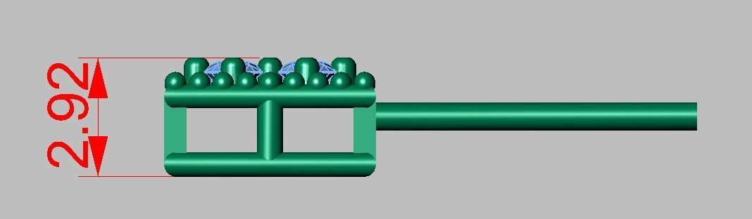 Exclusive Bracelet model 3D printable model 0010 3D print model_16