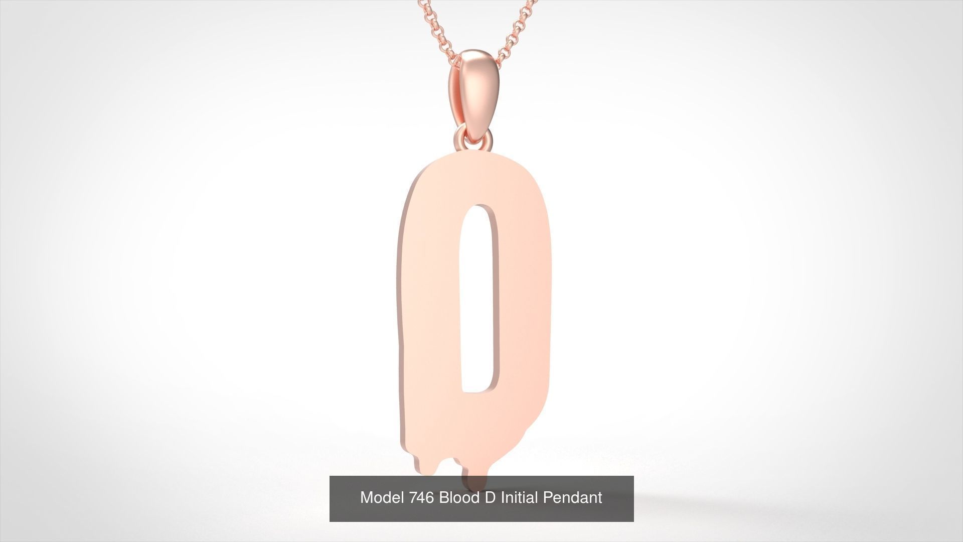  Blood All Collection Initial Pendant _7