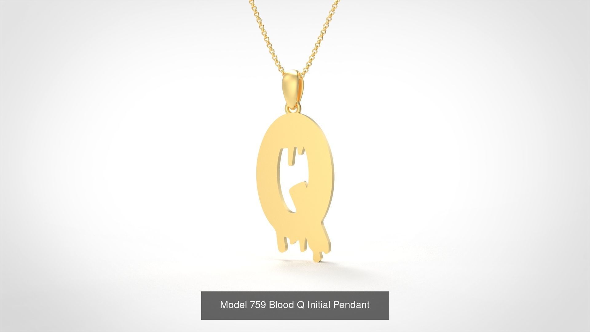  Blood All Collection Initial Pendant _20