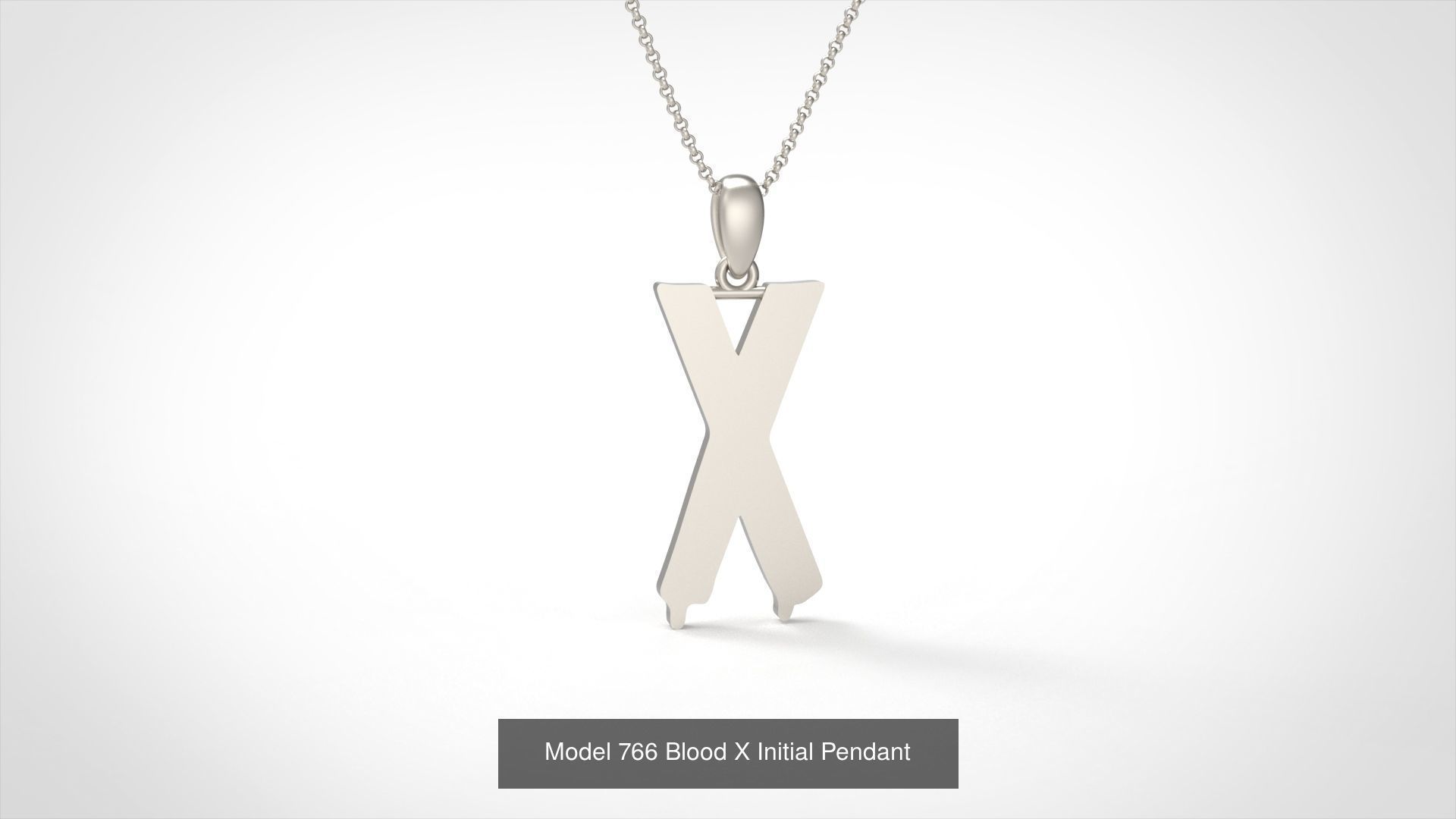  Blood All Collection Initial Pendant _27