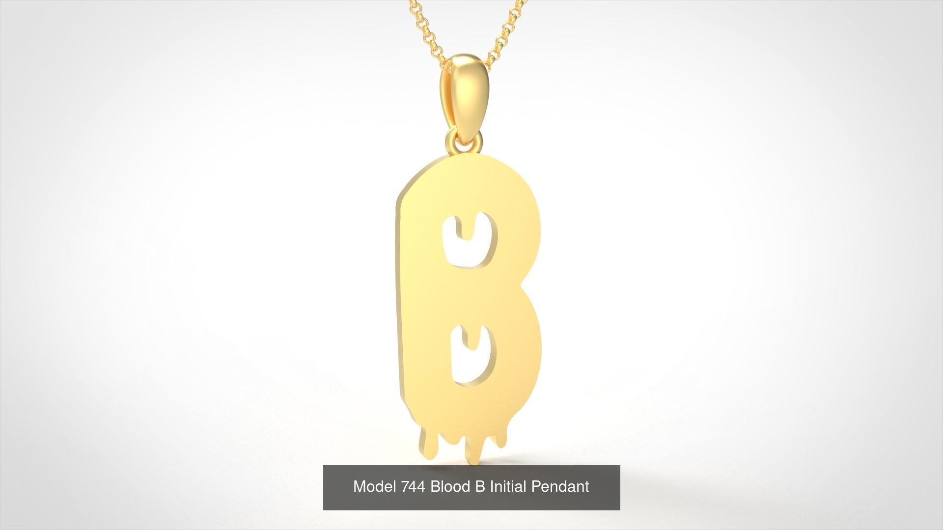  Blood All Collection Initial Pendant _5
