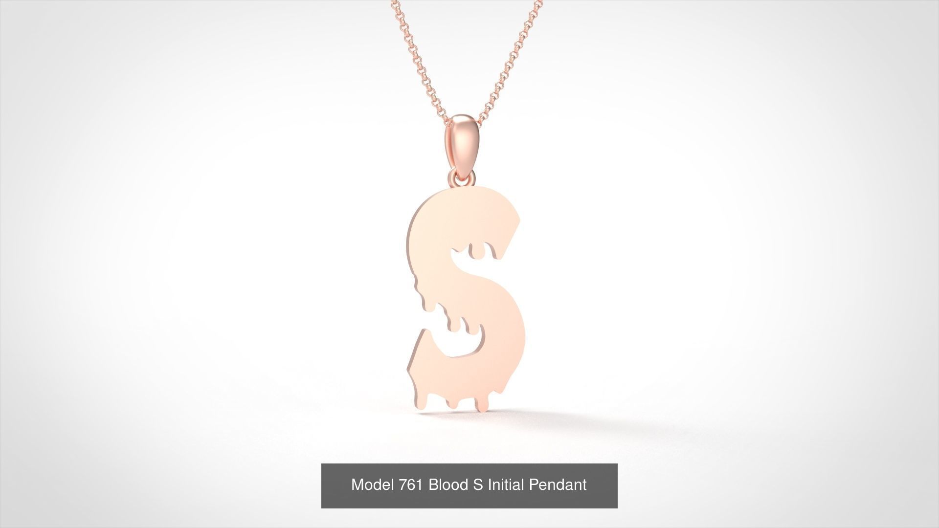  Blood All Collection Initial Pendant _22