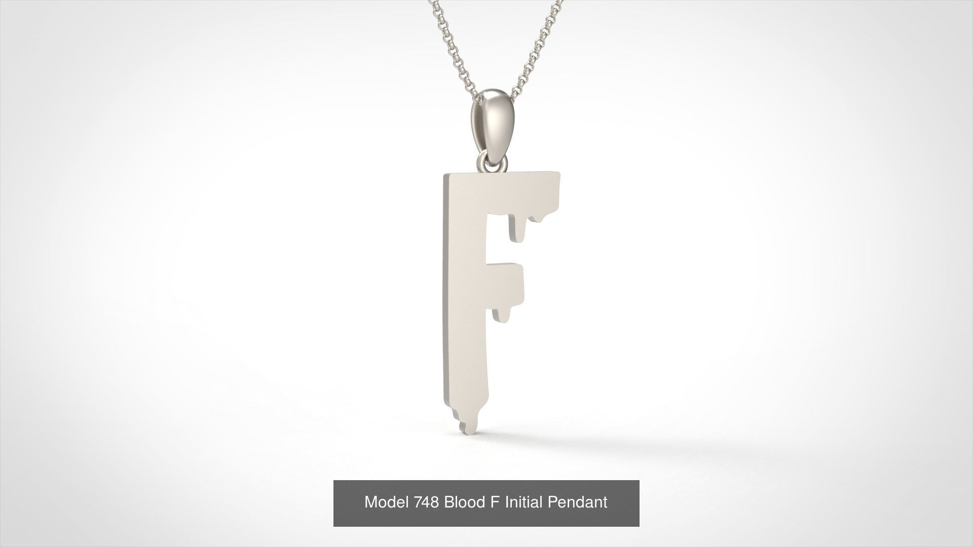  Blood All Collection Initial Pendant _9