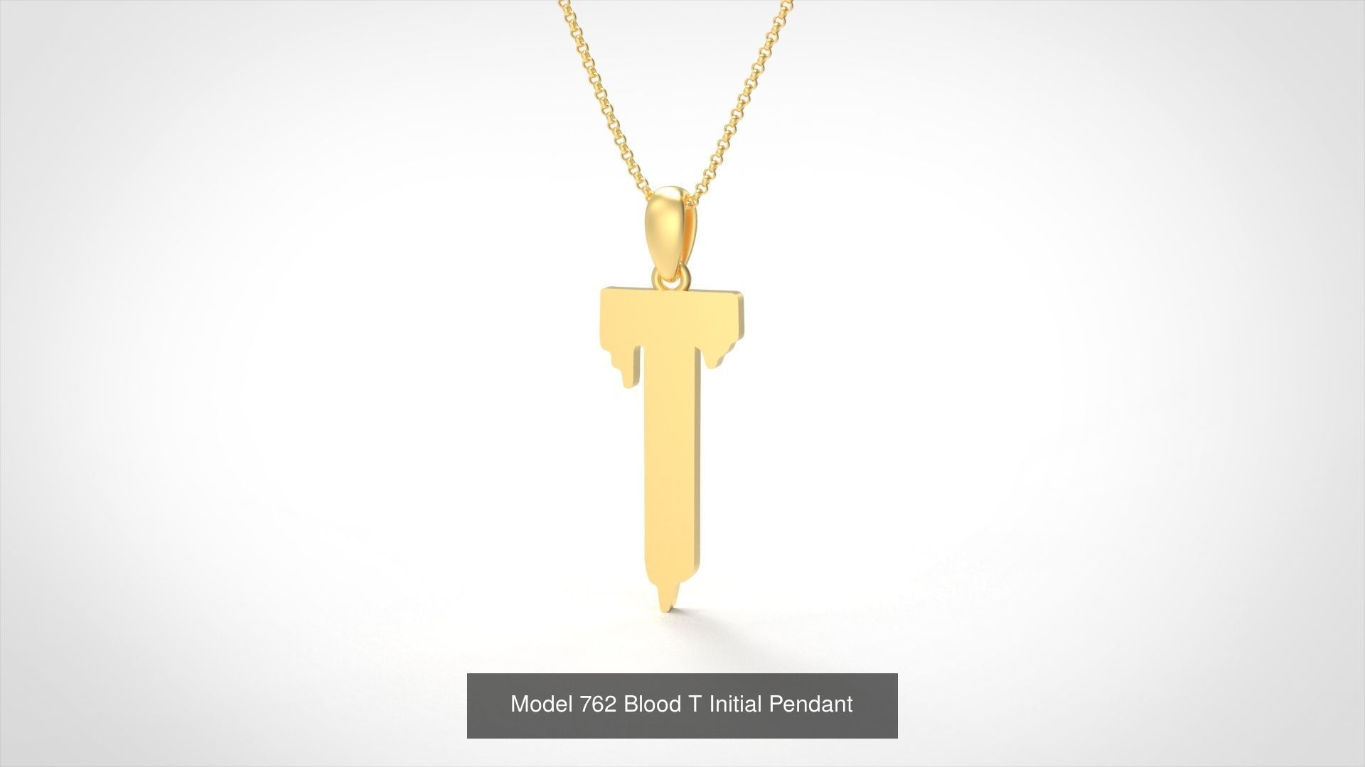  Blood All Collection Initial Pendant _23